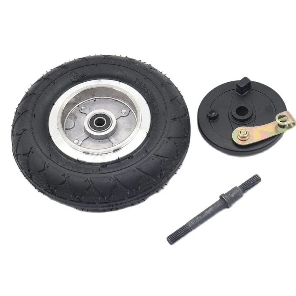 

8 Inch Electric Scooter 200x50 Pneumatic Wheel Aluminum Alloy Hub Drum Brake with Bearing and Protective Cover