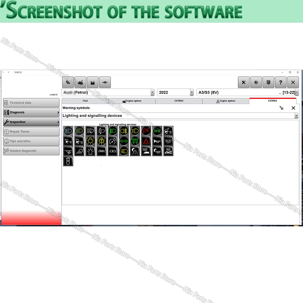 5.00.12 WOW 5.00.8 R2 Sn-ooper Con auto Keygen Strumenti di ispezione software diagnostico Strumento diagnostico ECU Interfaccia di riparazione