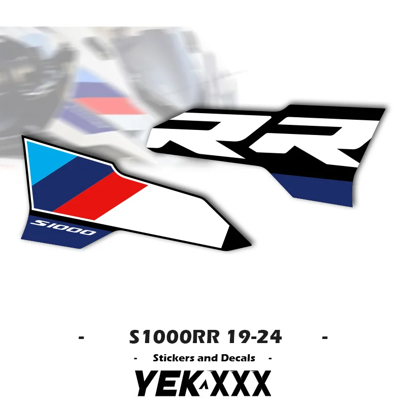 

For BMW S1000RR S 1000RR RR 2023 2022 2021 2020 2019 Fairing Shell Head Hollow Sticker Decal Customization RR Drawing