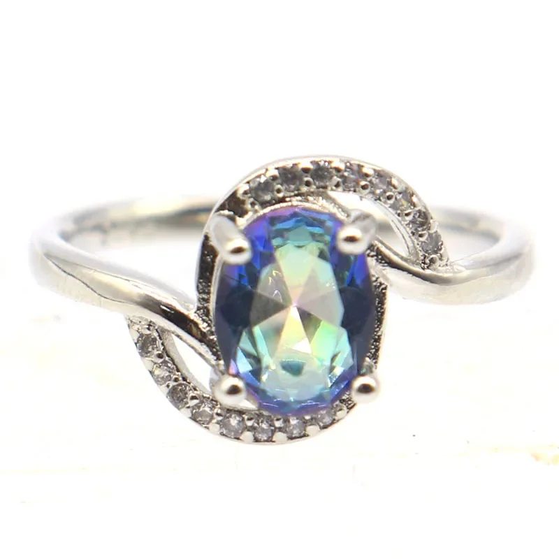 Buy 2 Get 1 Free 3g Customized 925 SOLID STERLING SILVER Rings Zultanite Color Changing Alexandrite Topaz Rainbow Mystic Topaz