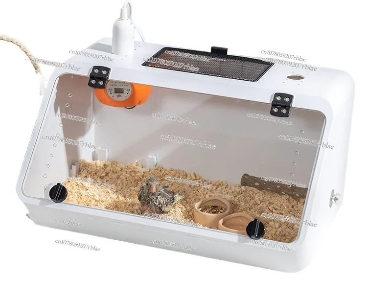 Precision Temperature Parrot Brooder: Safe Warmth for Baby Cockatiels, Budgerigars, and Other Birds - Essential for Winter Care