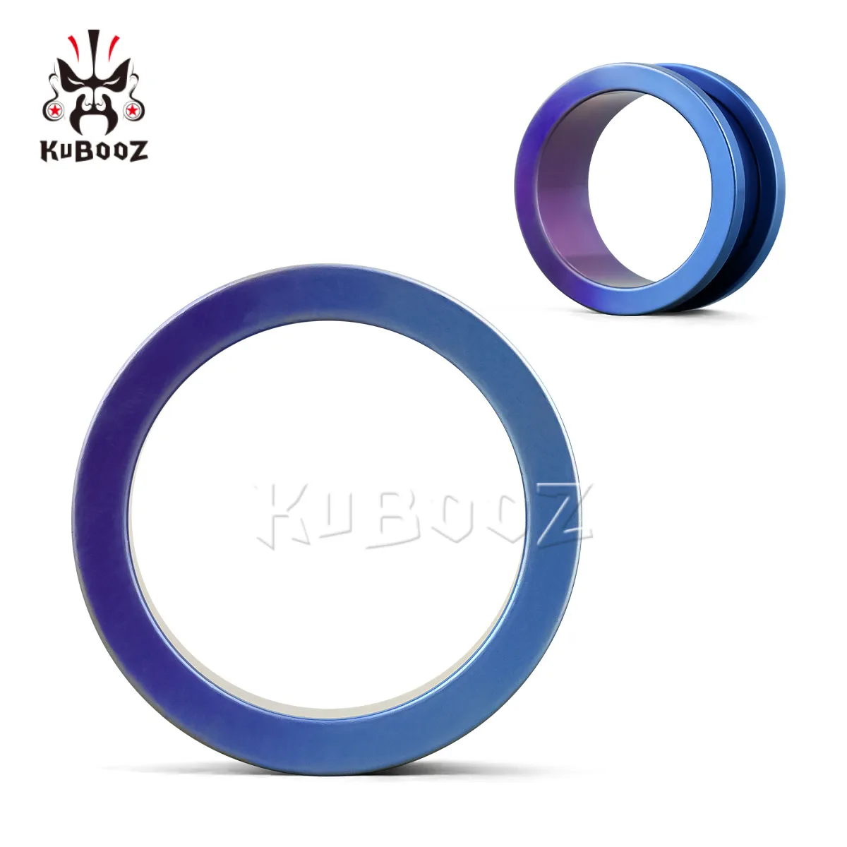 

Wholesale Gradient Purple-blue Titanium Ear Tunnels Gauges Expanders Piercing Body Jewelry Earrings 38PCS