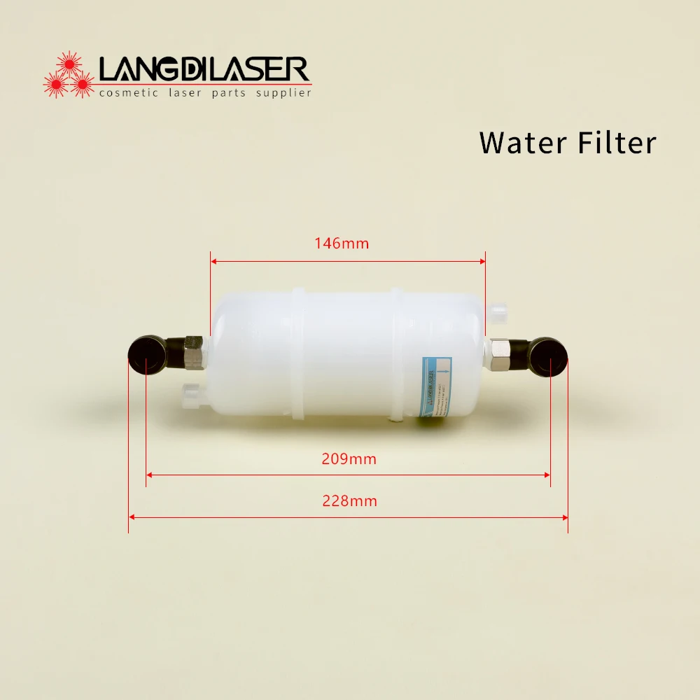 Disposable Capsule Water Filter For Diode / IPL Laser & Medical Laser/ With PP Cotton Inside It / For D12mm PU Tube