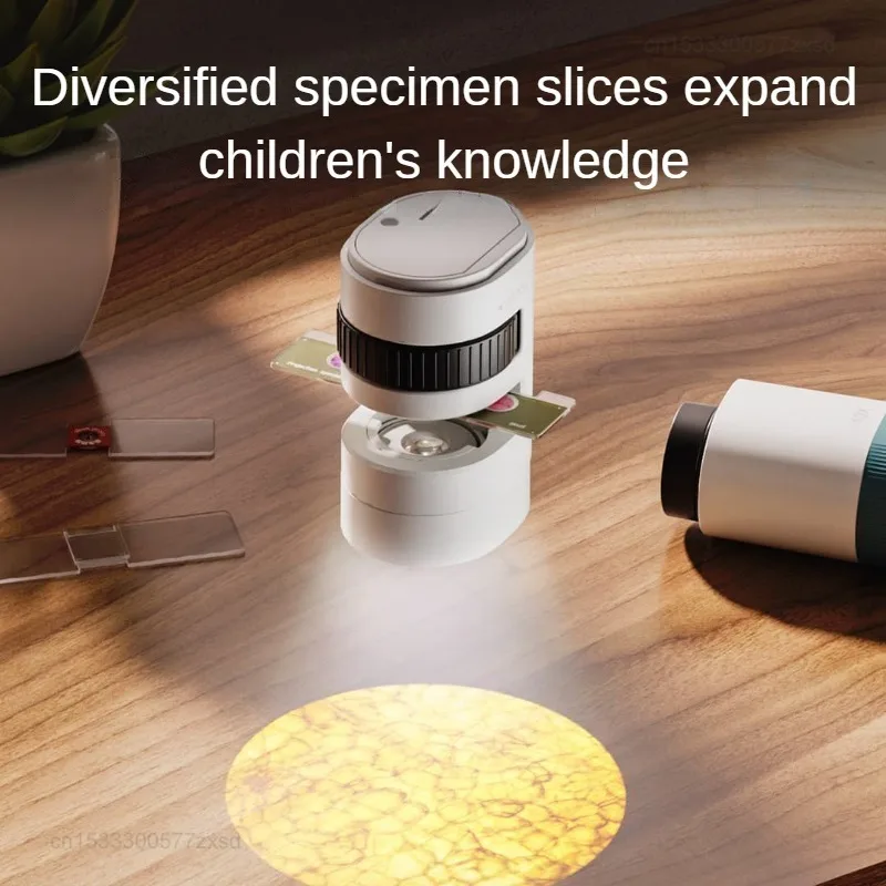 Youpin Science Can Projection Microscope for Children with Multiple Lens Mini Handheld Microscope Outdoor Children Puzzle Toy