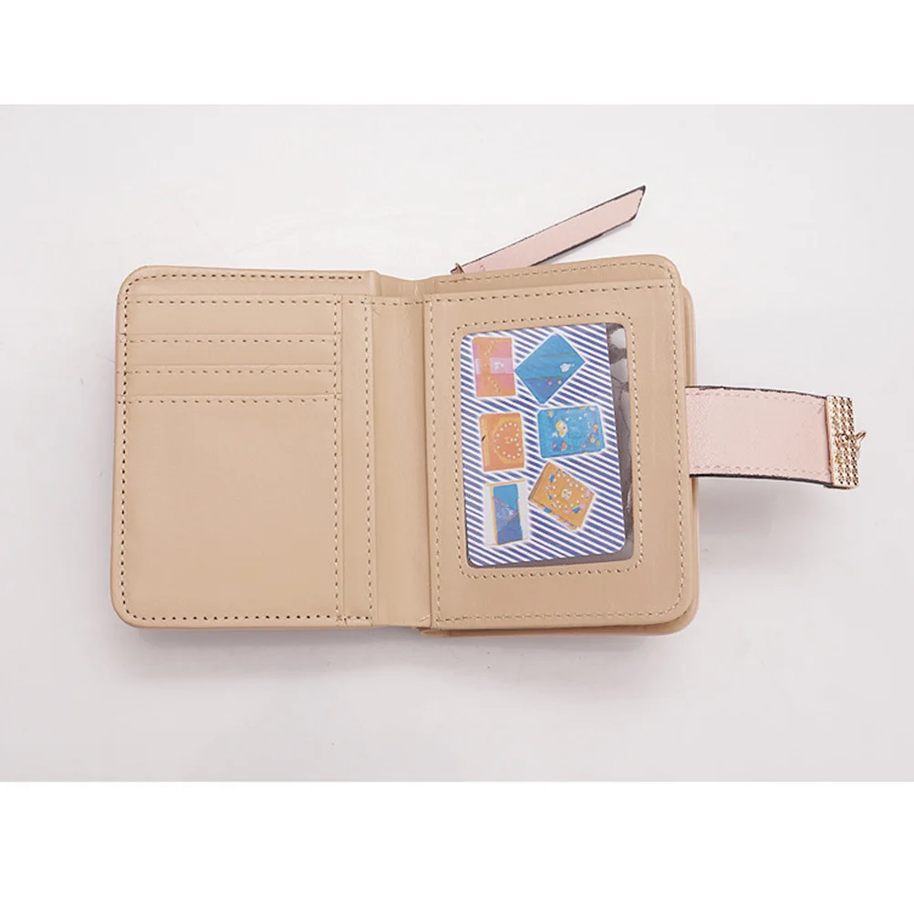 

Pu Mini Mini For Women With Zipper Multi Slot Small Purse Hollow Women Wallet Wallet Design Pink