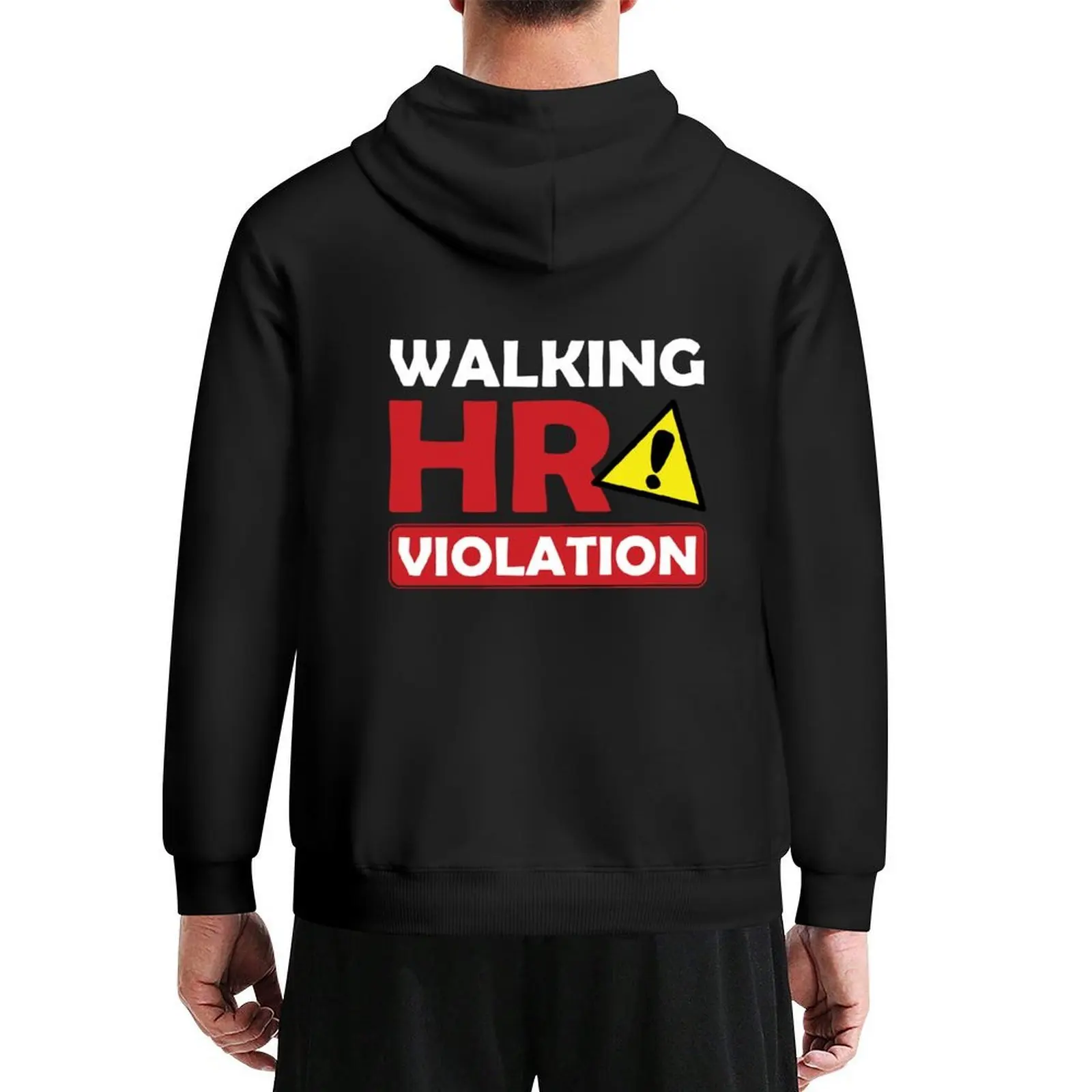 

Walking HR Violation HR Human Resources Nightmare Hoodie anime clothes men clothing men clothes tracksuits