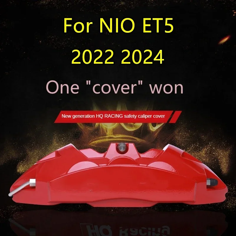 2022 2024 For Nio ET5 Touring Car Brake Caliper Cover Front Rear 3D Aluminum Metal Kit Wheel Modification Decoration