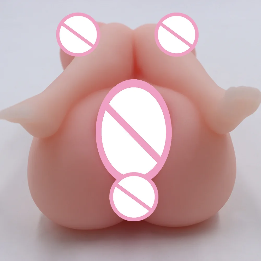 Sex Doll Male Masturbator Mini Love Doll Lifelike Pocket Pussy with 3D Realistic Textured Vagina Anal 2-Channels Soft Boobs