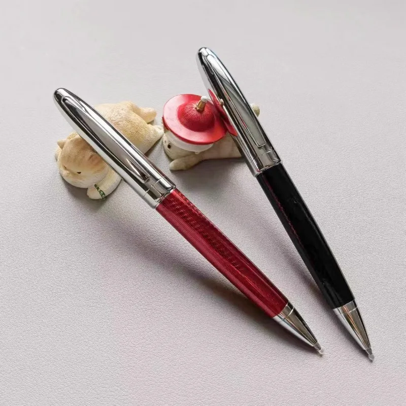 

LIQIN W018 Metal Gel Pen 0.5mm Black Rotary Core Business Brass Ballpoint Luxury Red Colors Korean Stationery Writing Pens