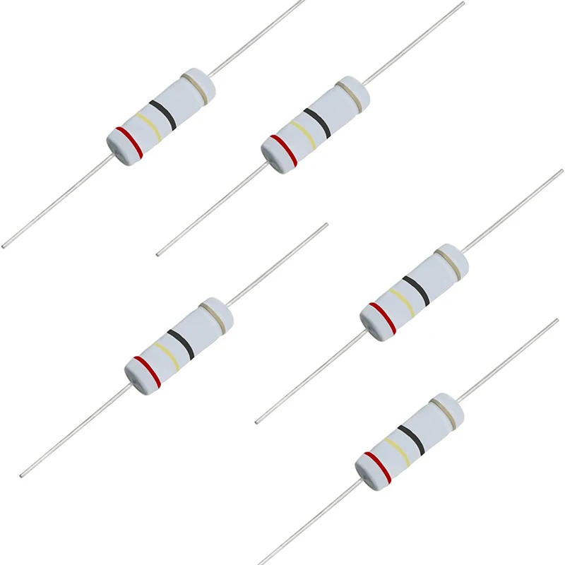 

24 Ohm Metal Oxide Film Resistor ±5% Tolerance High-Accuracy 5 Watt Resistor Alternative Resistance for DIY Projects &20 Pcs