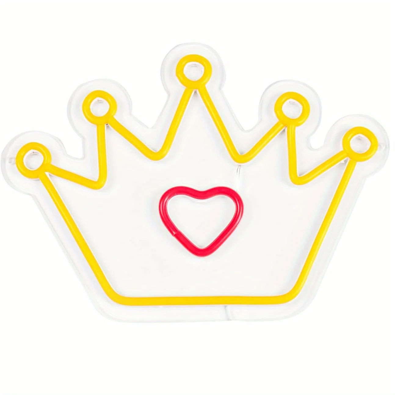 Crown Neon, 5V USB LED Wall Lighting Decor with Dimmer Switch, Bedroom, Game Room, Internet Cafe, Bar, Party Wall Decor