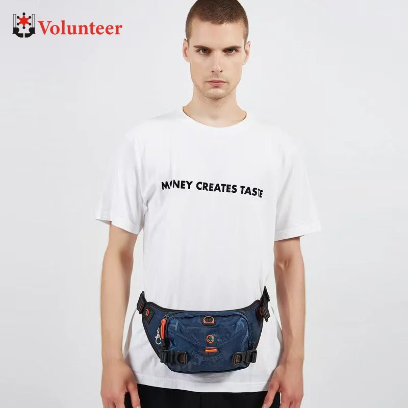 Torby crossbody VOLUNTEER dla mężczyzn 2023 z nadrukiem liter, lekkie, przenośne, uniwersalne torby na ramię z tkaniny Oxford 1518-20A — zdjęcie 6