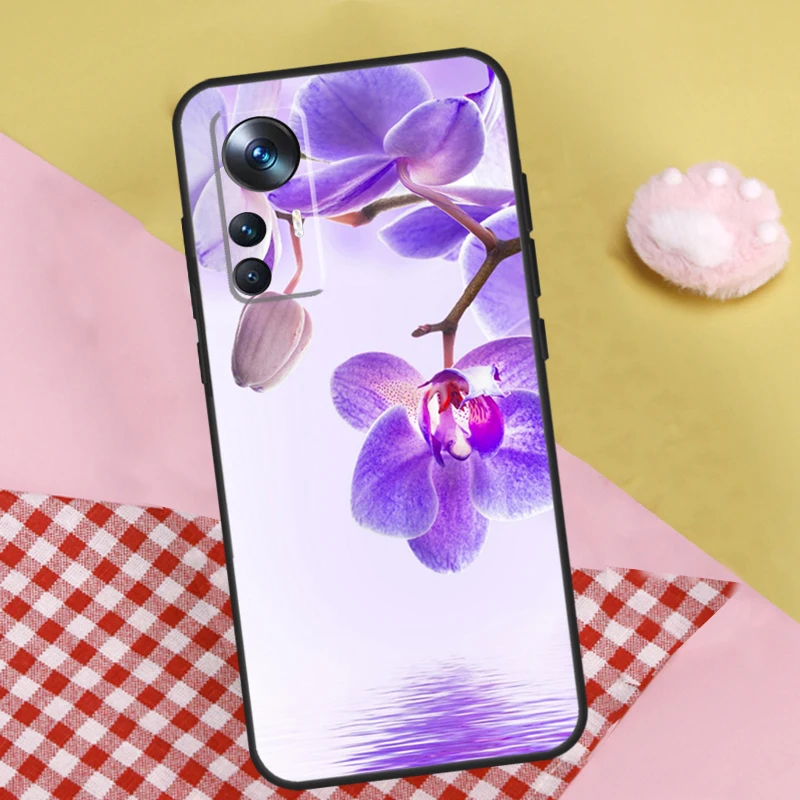 Orchid Flowers Colorful Case For Xiaomi 13 13T Pro 12T 11T 12 Lite 12X POCO X3 X5 Pro X4 F4 GT M5 M5s F3 F5 Funda