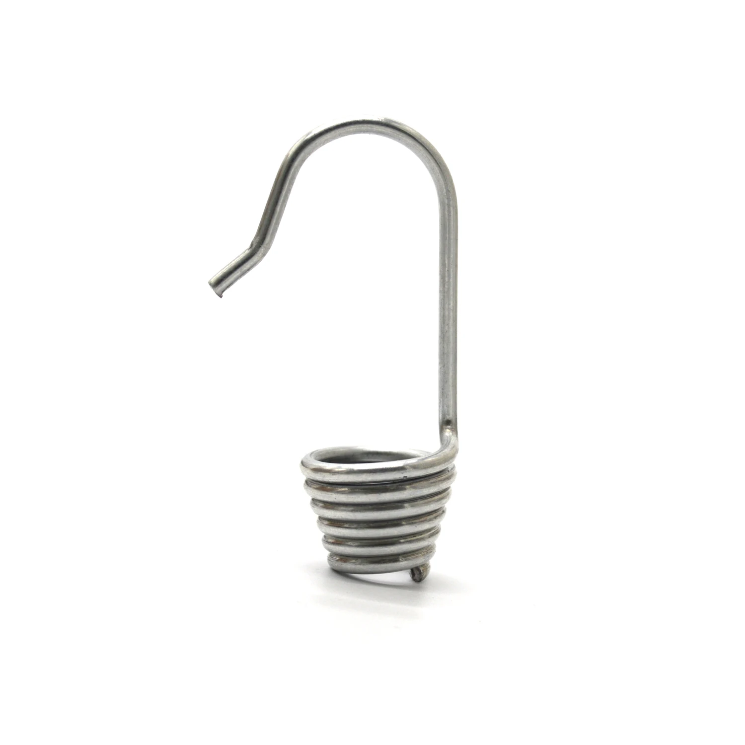2PCS Hardened Steel Spiral Wire Hooks Shock Bungee Galvanized Steel Tension Spring  Cord Rope Elastic End For 6-8mm