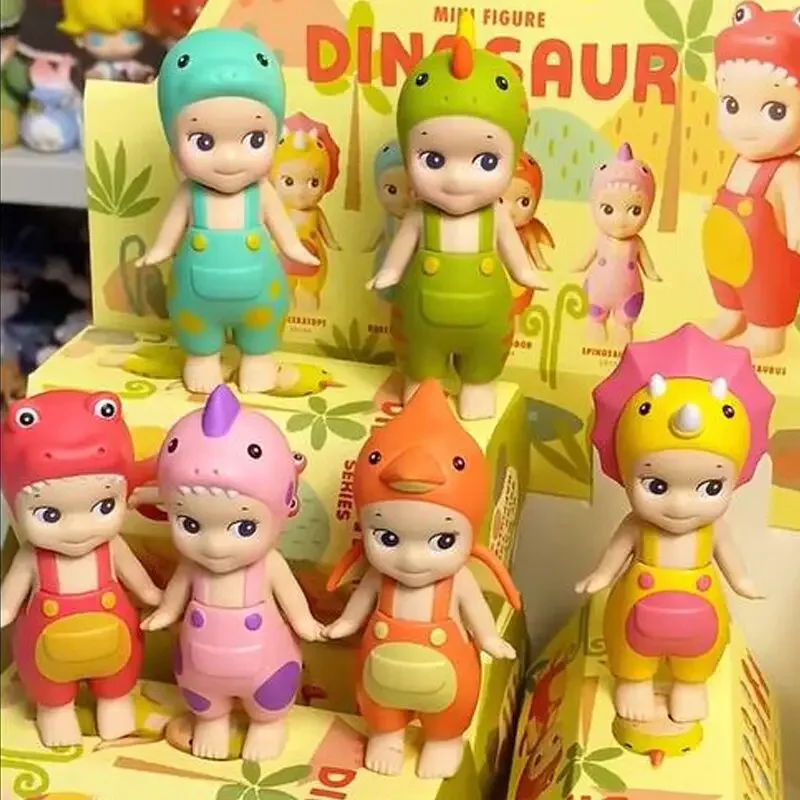 Sonny Angel Blind Box Figurka Dinozaur Seria Anime Figurki Ozdoby Zabawki Prezent Świąteczny Ozdoba na biurko Świąteczne zabawki Prezenty