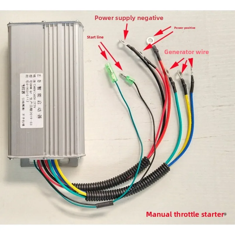 Electric Vehicle Range Extender Generator Automatic Fixed Frequency Variable Frequency Start Controller 48v60V72v Controller