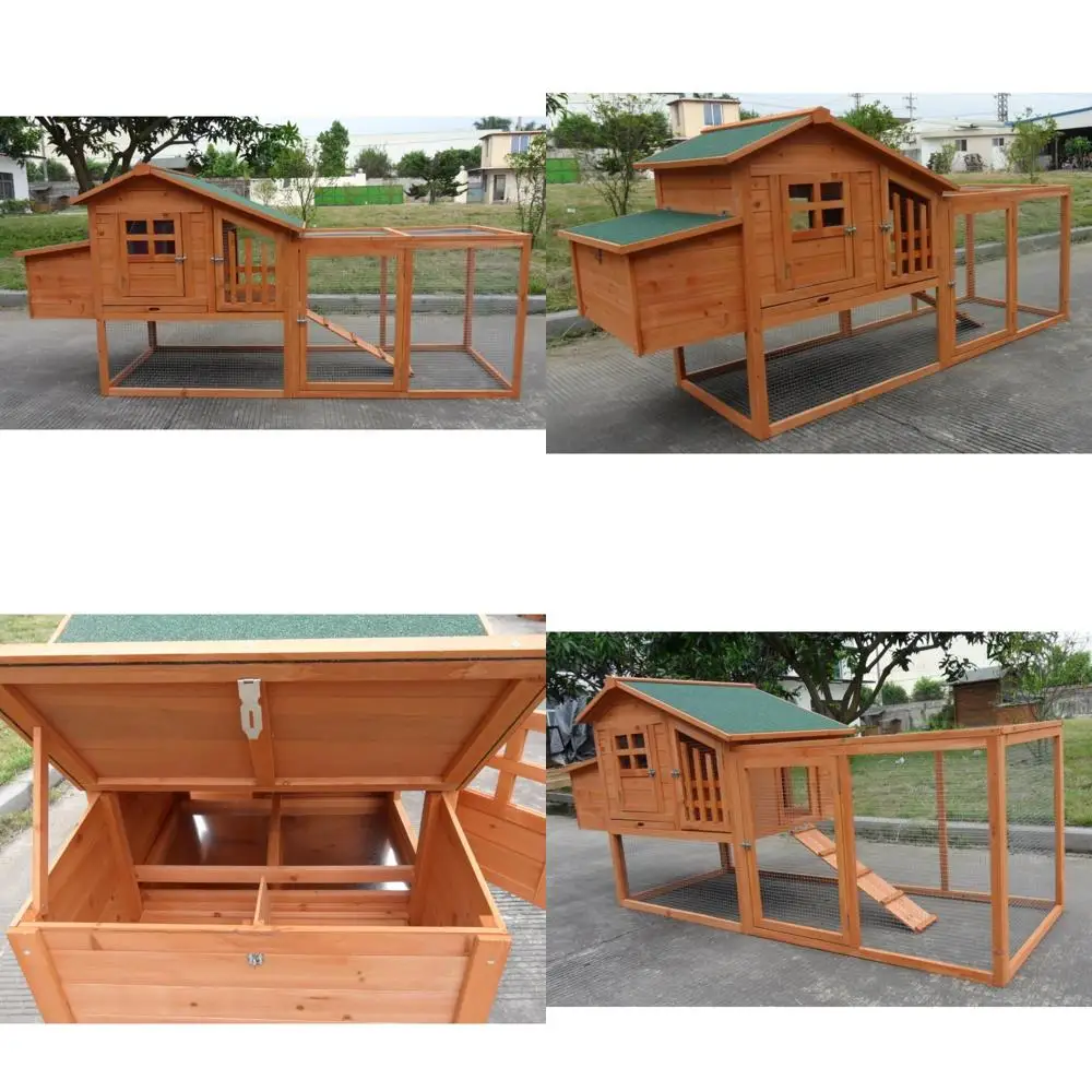 

Роскошный просторный куриный домик для 3-5 курей с площадкой для гнездования и корпусом
