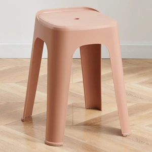 Plastic Household Thickened Adult Stool Modern Simple Non-Slip Bathroom Bench High Stool Dining Stool Low Stool Chair furniture