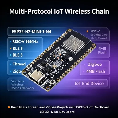 ESP32-H2 Dev Board RISC-V 96MHz, BLE 5 + Zigbee/Thread/Matter, 4MB Flash, Type-C