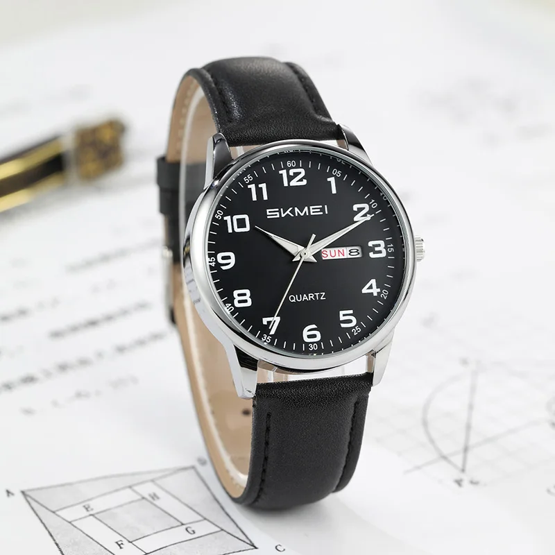 SKMEI Simple Youth Vitality Movement Quartz Watches For Men Women Students Wristwatches Fashion Waterproof Watch Reloj Hombre