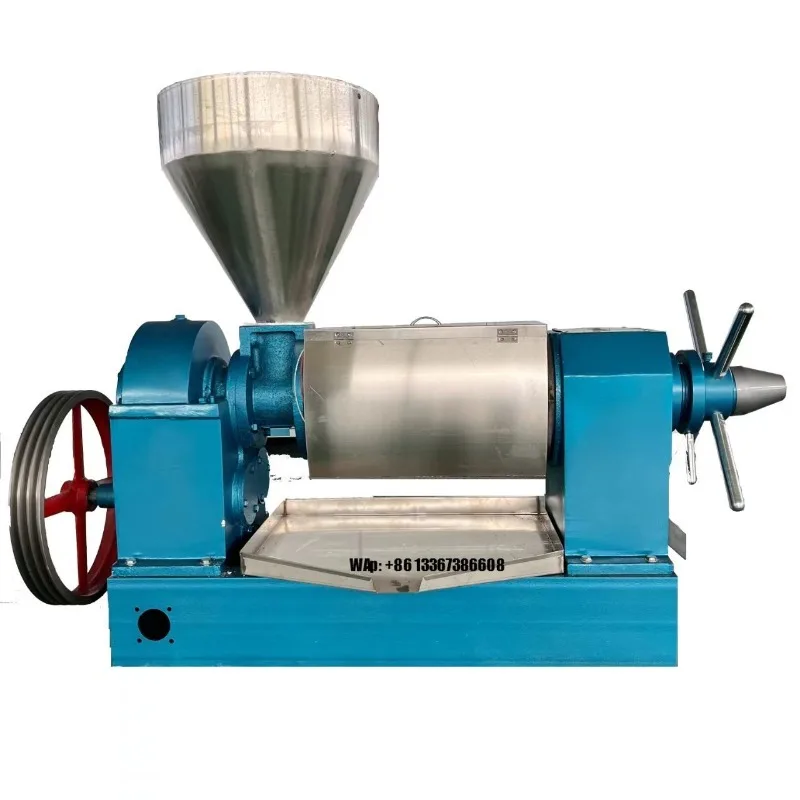 Prensa automática de aceite en frío para cacahuates, sésamo y semillas de girasol, prensa de aceite comercial pequeña.