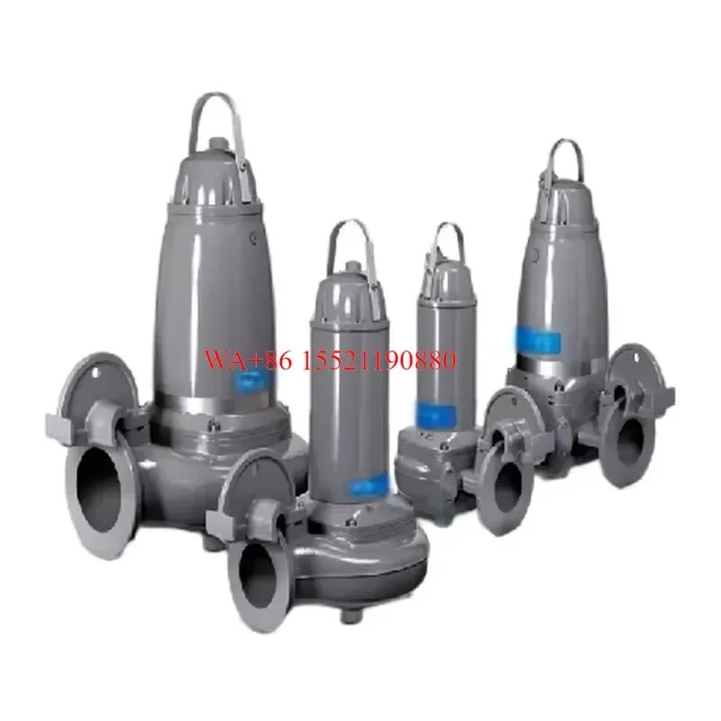 WMWMNU Electric Submersible Pump with N Type Impeller Stainless Steel for Efficient Extraction of Wastewater