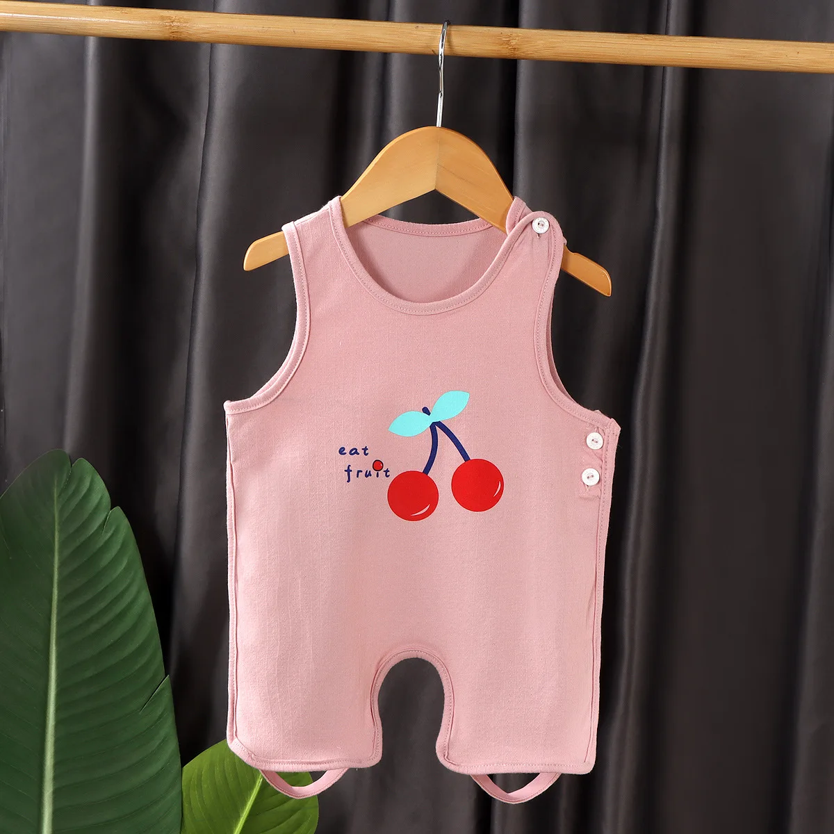 Summer Thin Baby Half-Back Apron Baby Fashion Cotton Vest Prevent Colds Protect The Belly