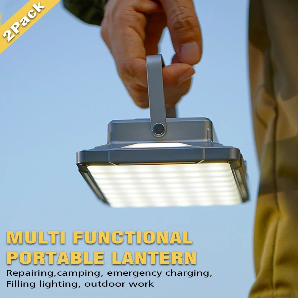 

Portable LED Camping Tent Light Rechargeable Searchlight High Power Outdoor Emergency Lighting Waterproof Hanging Night Lamp