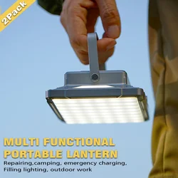 Portable LED Camping Tent Light Rechargeable Searchlight High Power Outdoor Emergency Lighting Waterproof Hanging Night Lamp