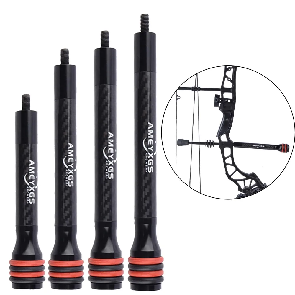 

Shock Absorber Balance Rod Recurve Compound Bow Reducing Virbation 6/8/10/12 inch Bow Riser Balance Bar Stabilizer Accessories