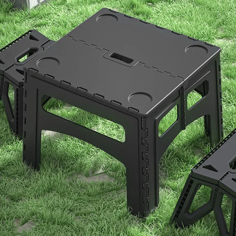 Outdoor Folding Table Portable Picnic Table Chair Lightweight Collapsible Fishing Stool For Travel Beach Hiking Bbq Supplies