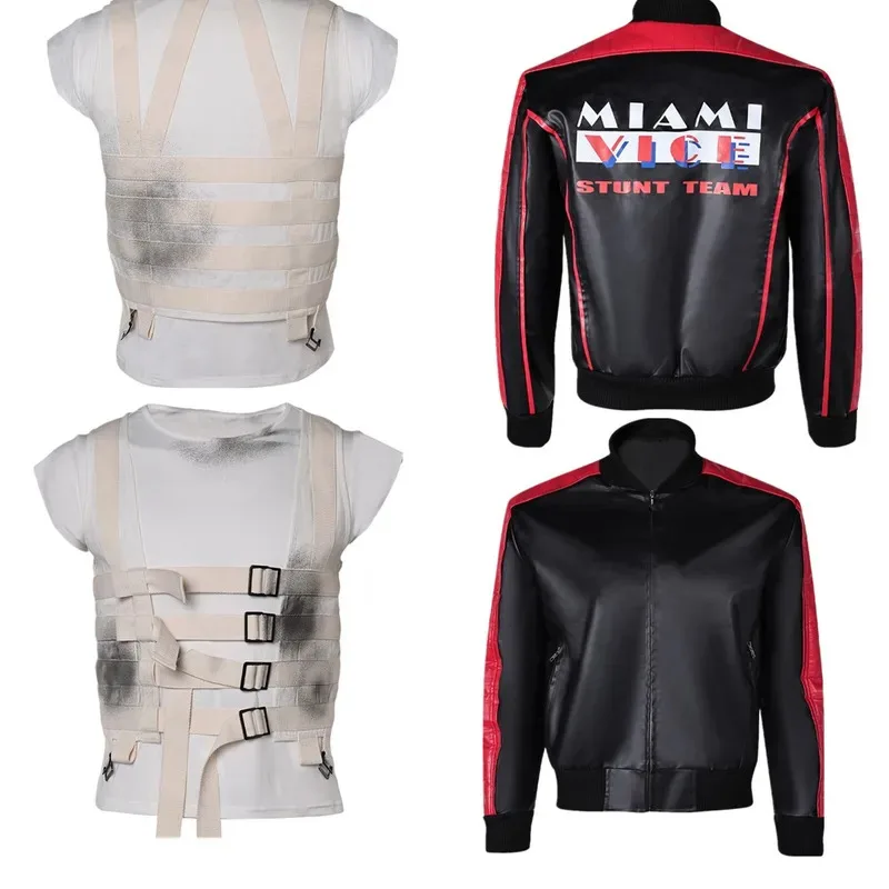 Camisa masculina, chaqueta Colt, Seavers, Cosplay, película superior, disfraz de otoño, abrigo, ropa diaria, traje de fiesta de Carnaval y Halloween