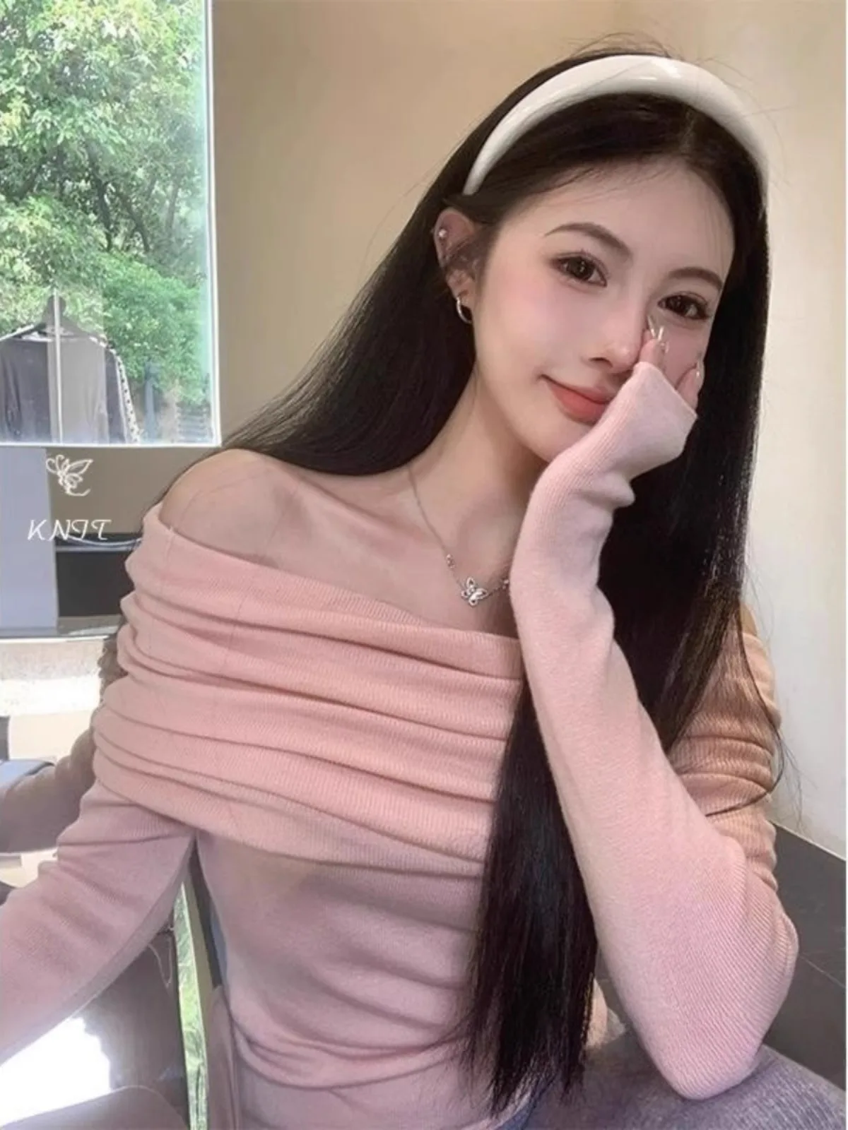 

Футболка с открытыми плечами, женские футболки с короткими рукавами и графическим принтом розы, со вставками Y2K 2000-х годов, хлопок с расклешенными рукавами, чистый синий клубная одежда Egirl