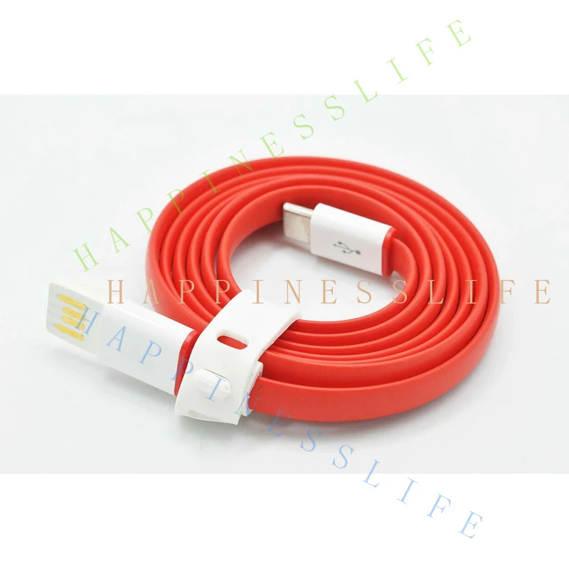 Y... Original 1m USB to Type-C 3.1 Flat Fast Sync Charger Cable For OnePlus 2 3 3T
