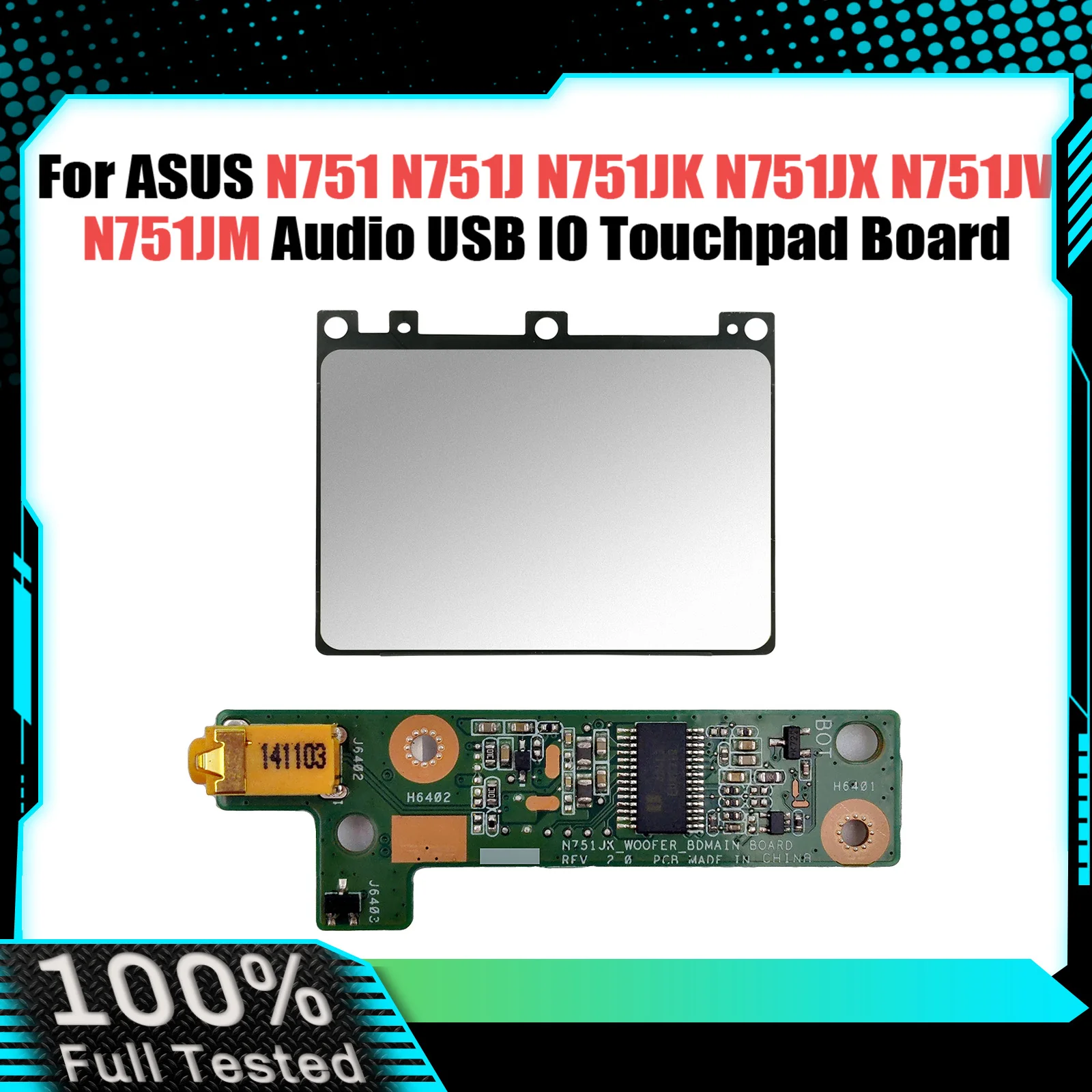 

POWER BOTTON VGA BOARD For Asus N56 N56V N56VJ N56VM N56VB N56VZ N56J USB HDMI IO Board and Audio IO BOARD Fast Ship