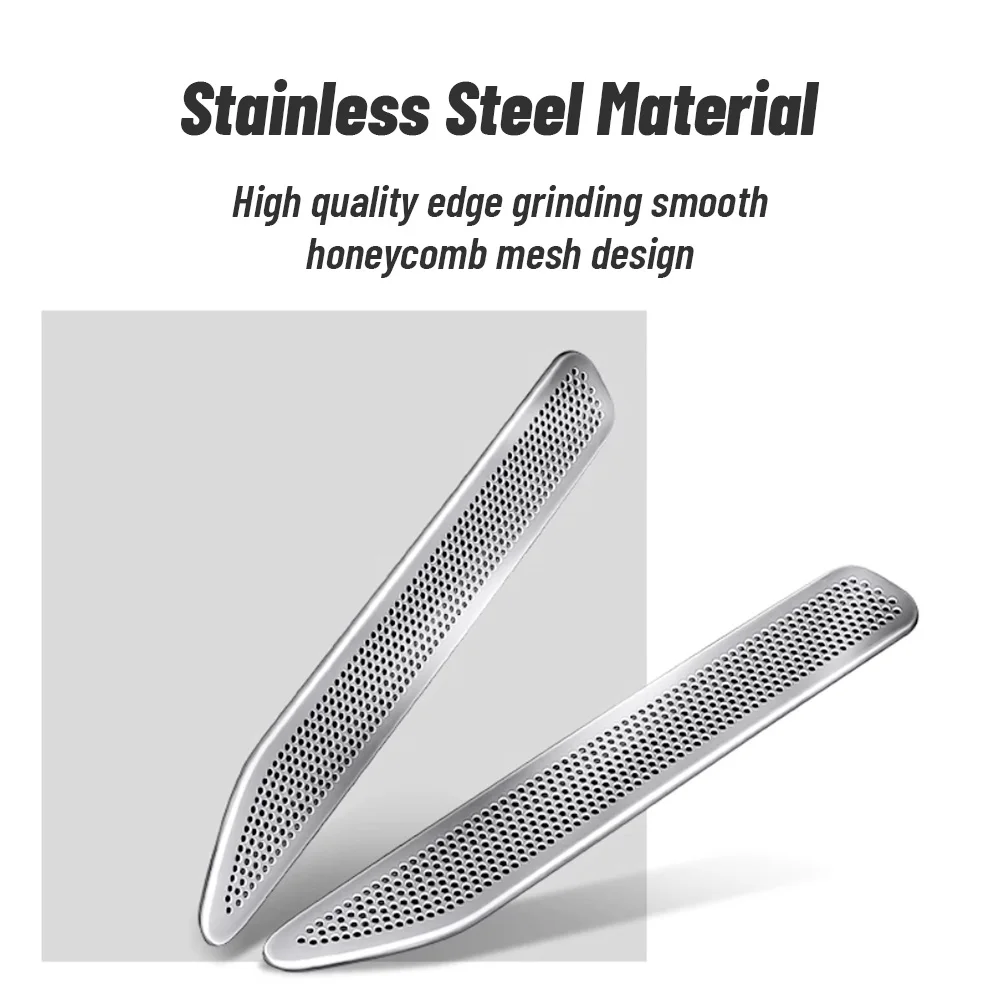 For Renault Grand Koleos 2024 Auto Door Air Outlet Cover Conditioner Duct Outlet Exhaust Dustproof Stainless Steel Accessories