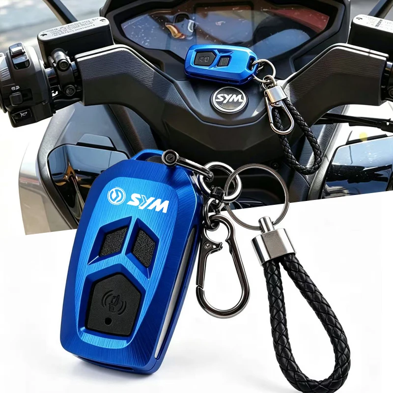 Чехол для ключа мотоцикла с ЧПУ, цепочка и брелок для ключей для SYM Maxsym TL500 TL508 400GT MaxsymTL 500 508, аксессуары