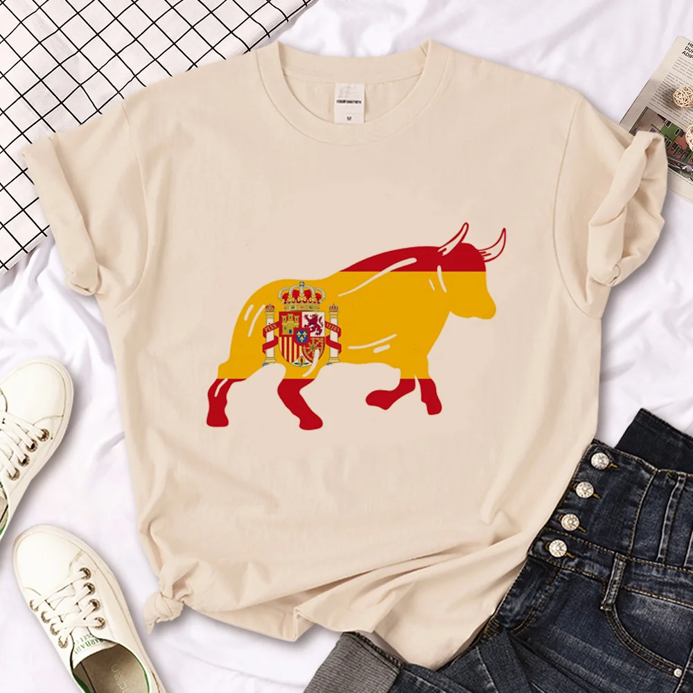 

Spanish Bull tshirt women summer graphic harajuku tshirt female streetwear clothing