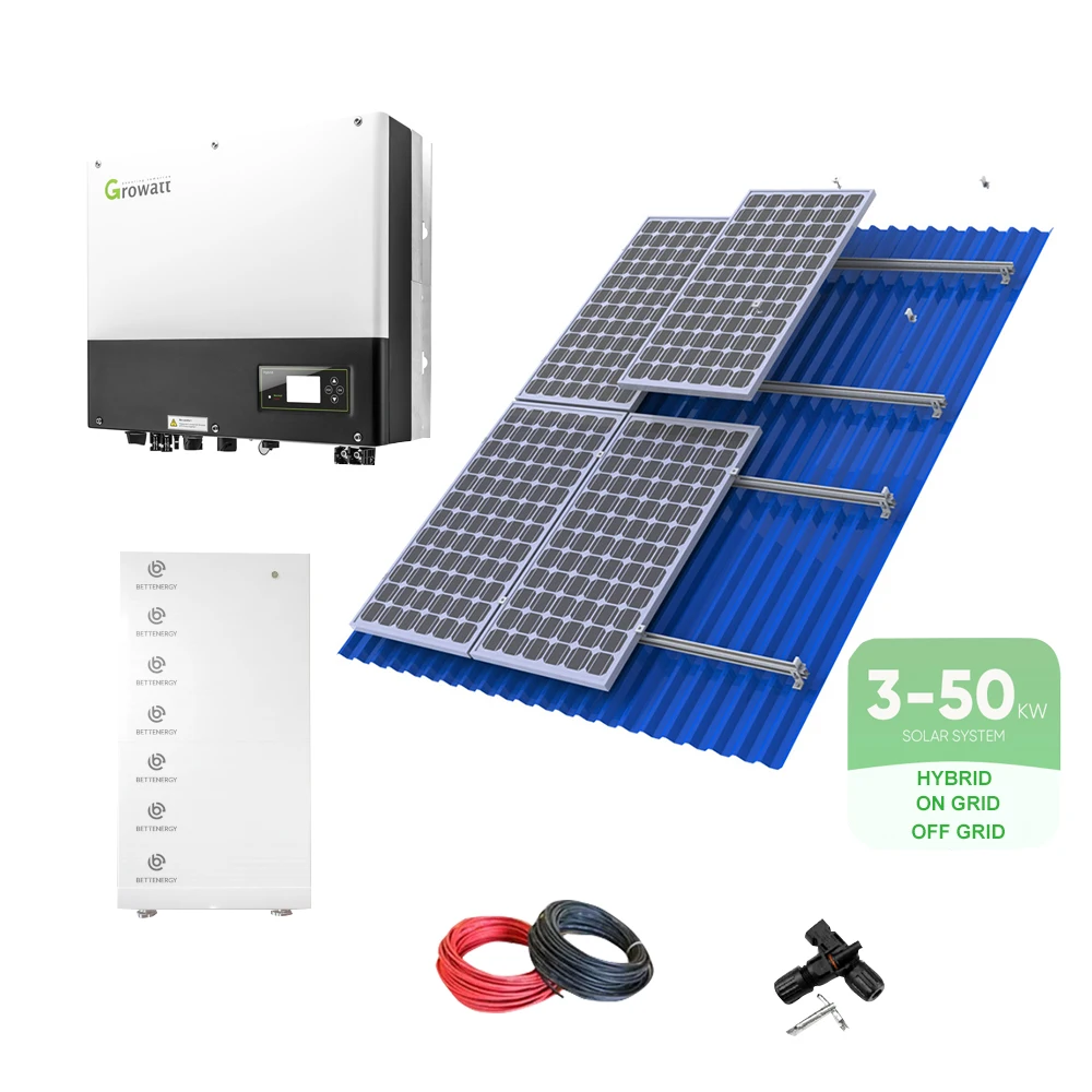 GROWATT 12Kv 20Kva 30Kva 3 Phase 10KW Hybrid Inverter with Lithium Ion Battery for Home Hybrid Solar Power System