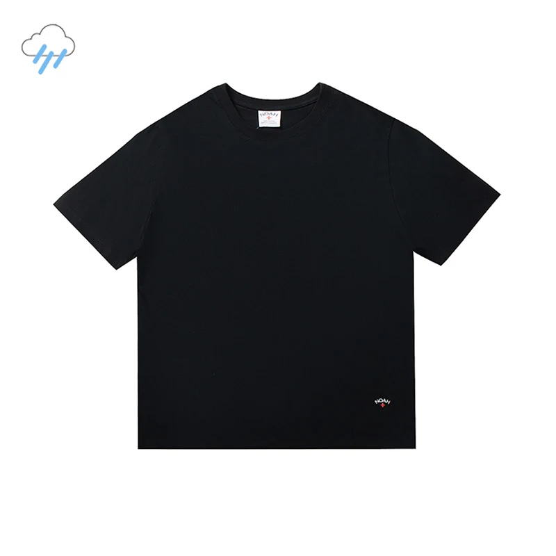 2024 Summer Style High Quality Cotton Black White NOAH T-Shirt Men Women 1:1 Tags Small Cross Logo Print Noah T Shirt Tee