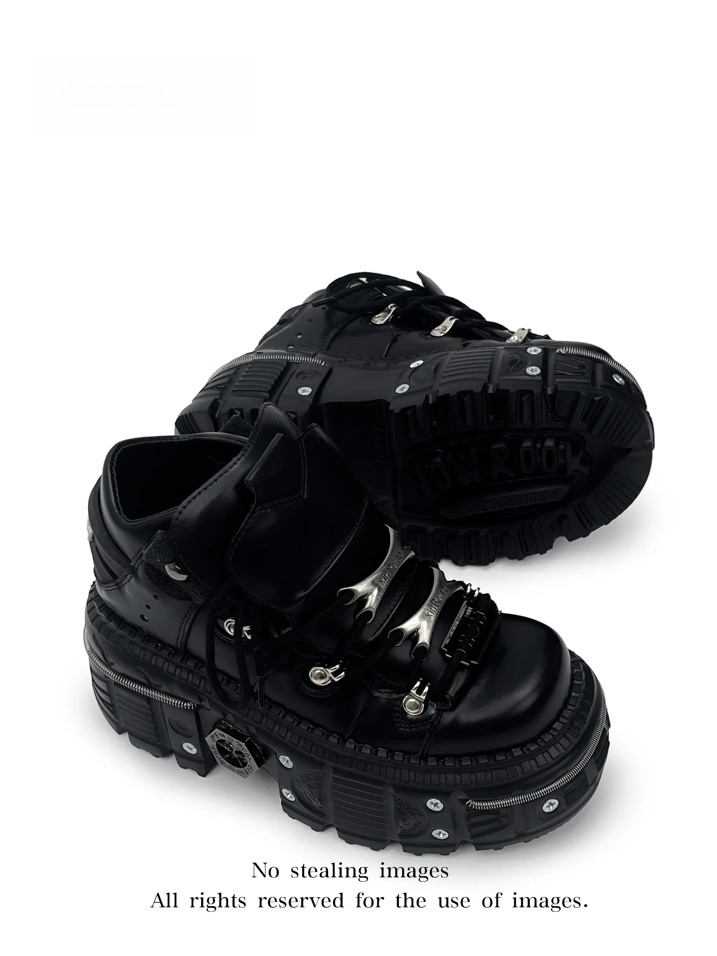 

Mibvias Punk Style Thick Bottom Platform Shoes Women's Dark Gothic Y2K Sexy Abi Heightening Clog Shoes Fashionable Casual Loa...