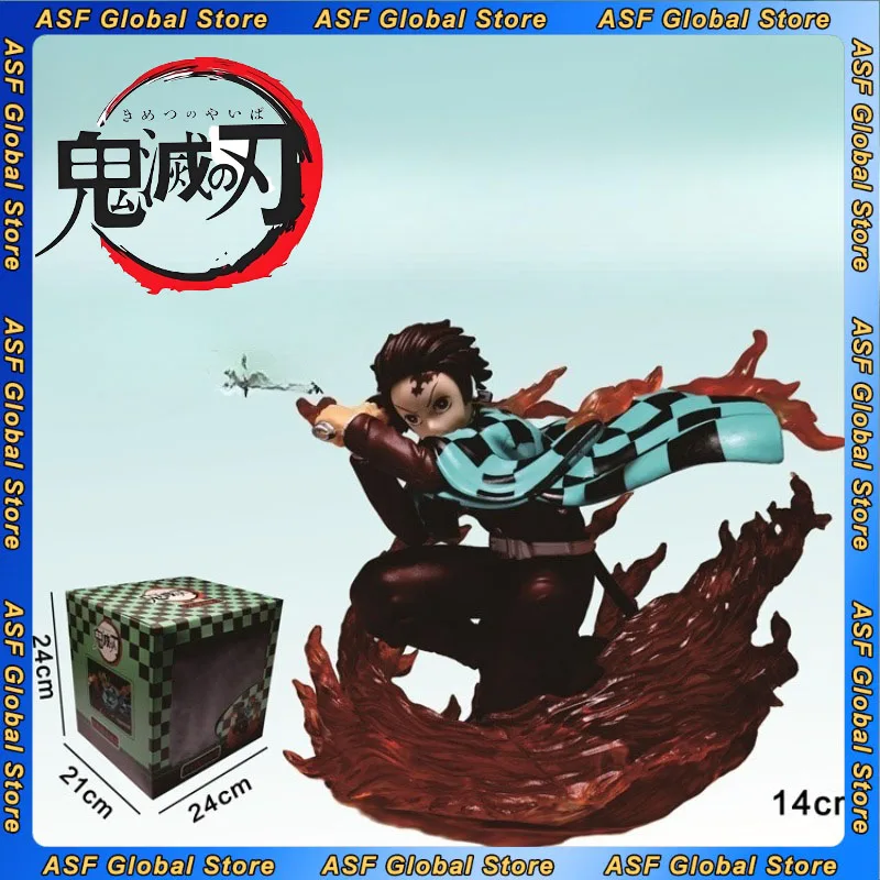 

13cm Demon Slayer Kamado Tanjirou Anime Figure Pvc Model Desktop Decoration Statue Peripherals Ornaments Birthday Gifts Toys Kid