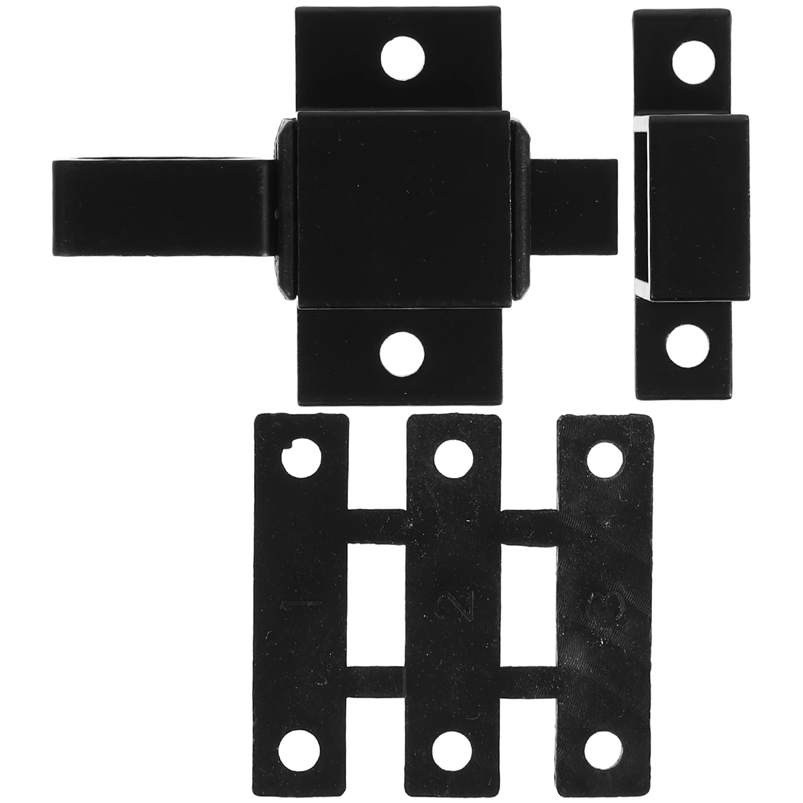 

2pcs Heavy Duty Slide Latch Lock For Gates Fences Cabinet Door Spring Loaded Bolt Latch For Home Office Security Hardware