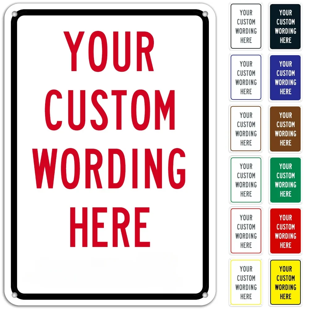 Stand Out in Style with Custom Personalized Metal Signs:Tailored for Workplace,Home,and More.Outdoor-Ready,Uniquely Customizable