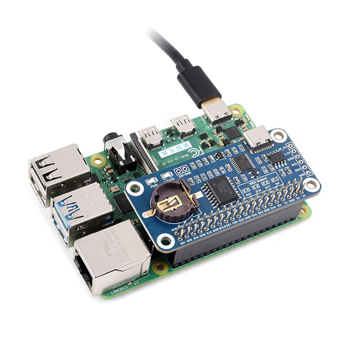 

For Raspberry Pi RTC WatchDog HAT(B) Expansion Board Real Time Clock Onboard DS3231SN RTC Chip for Jetson Nano—L47A
