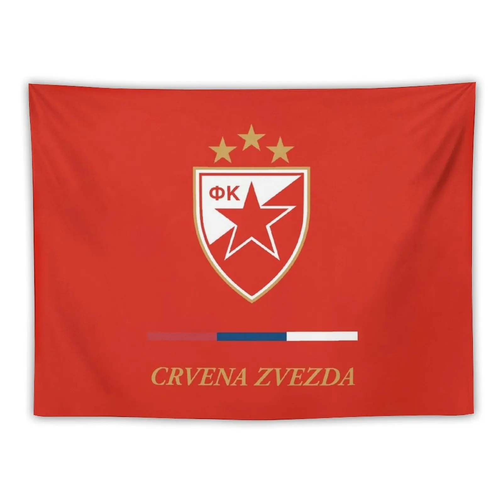 

Crvena Zvezda FK Tapestry Wallpaper Christmas Decoration Decoration For Rooms Korean Room Decor Tapestry