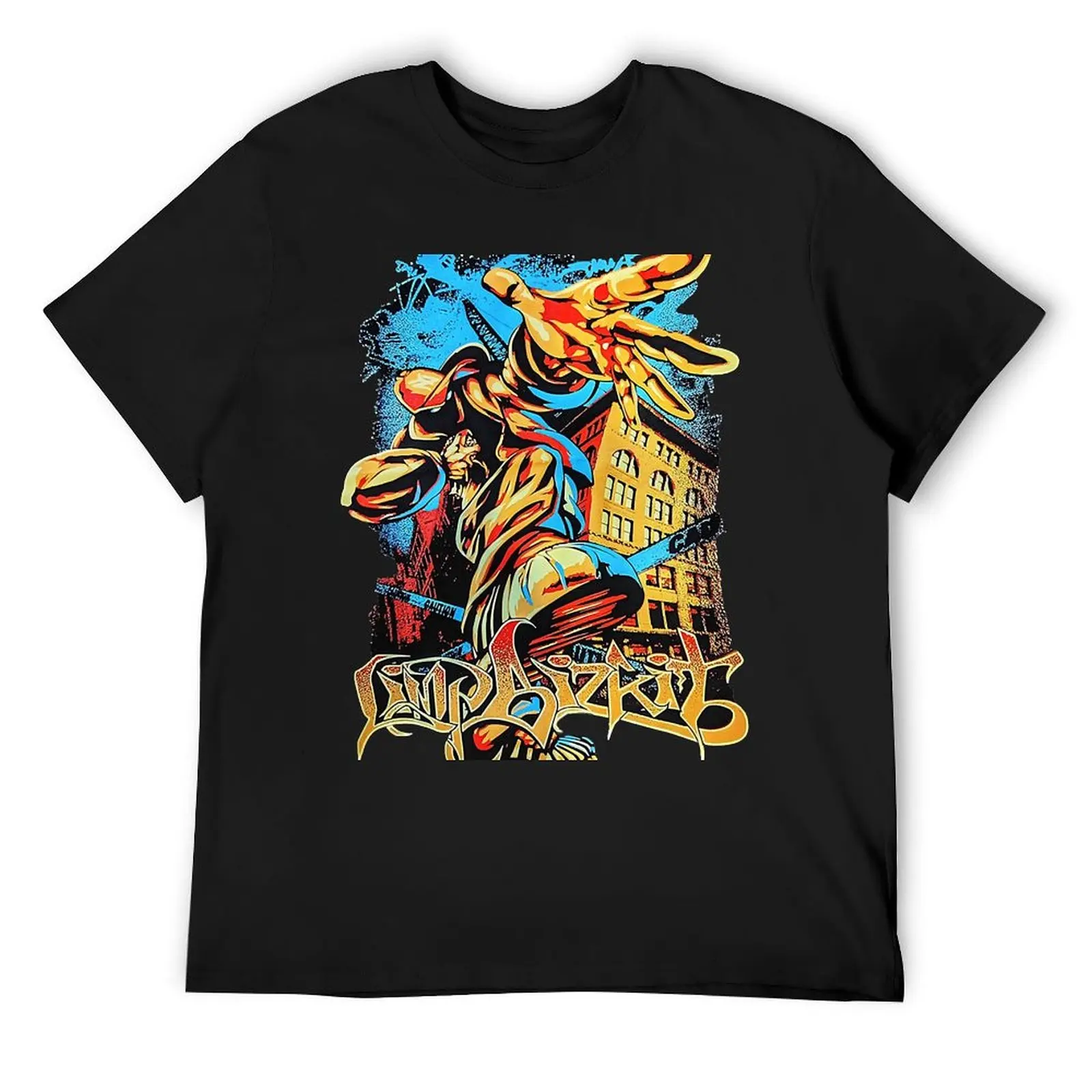 

Vintage Limps Graffiti Art Bizkits Legend Music Limited T-Shirt summer top baggy shirts street wear mens t shirt