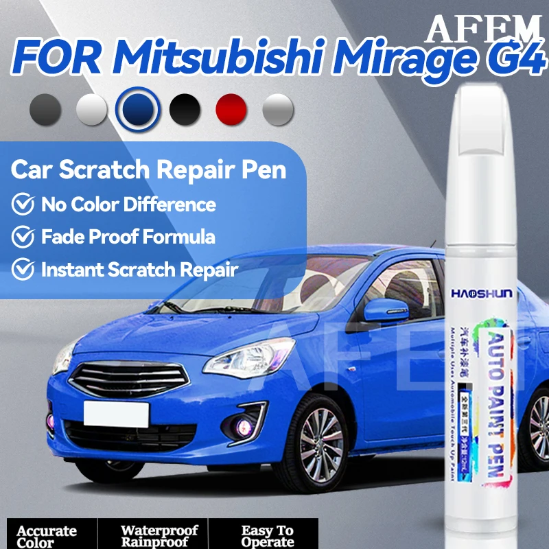 Specialized Automobiles Car Paint Repair Pen For 2012-2023 Mitsubishi Mirage G4 Paint Scratch Repair Accessories Red P57 Black P view 2