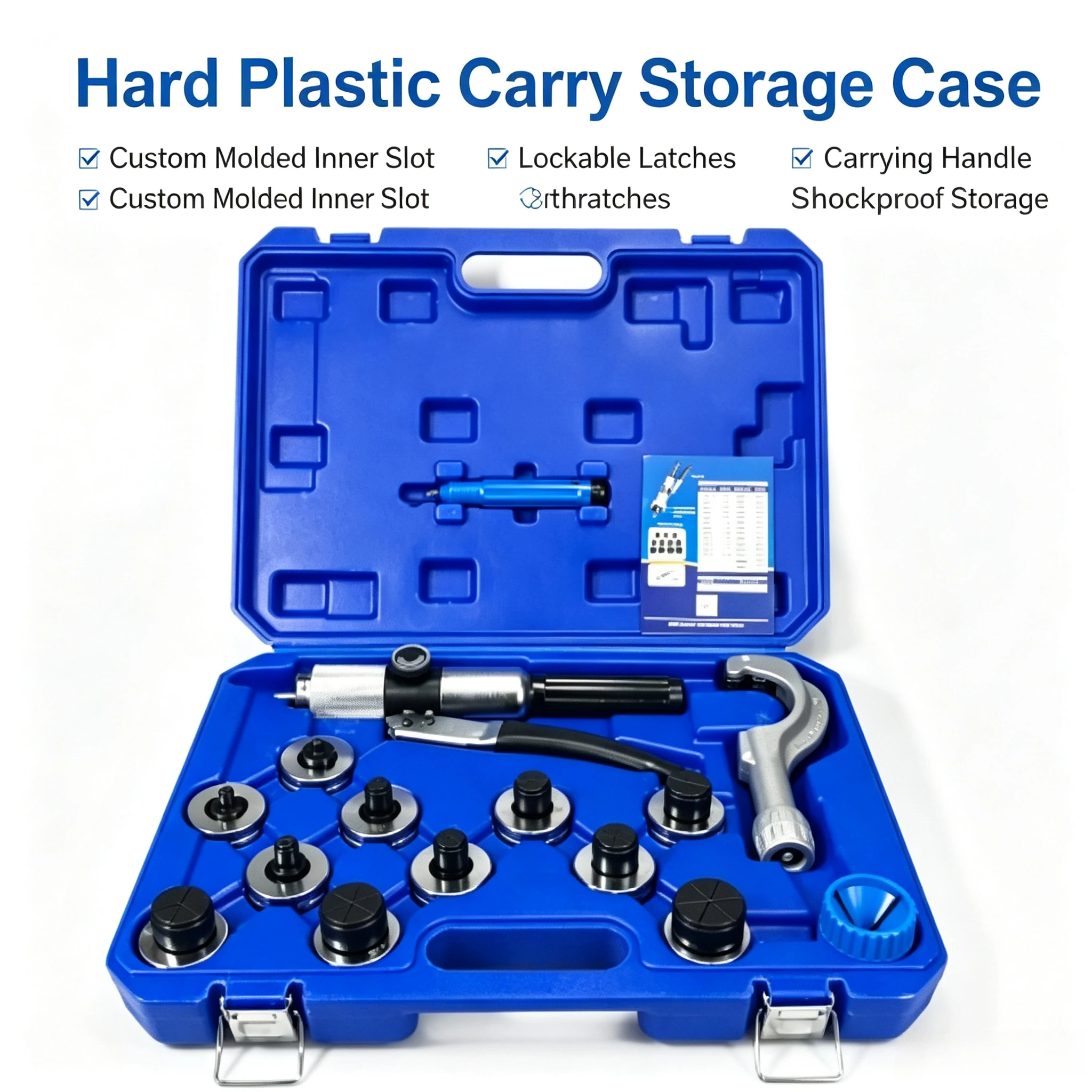 10-42mm Hydraulic Copper Tube Expander Kit CT-107 Refrigeration Cold Storage Installation Maintenance Hand Tools Set