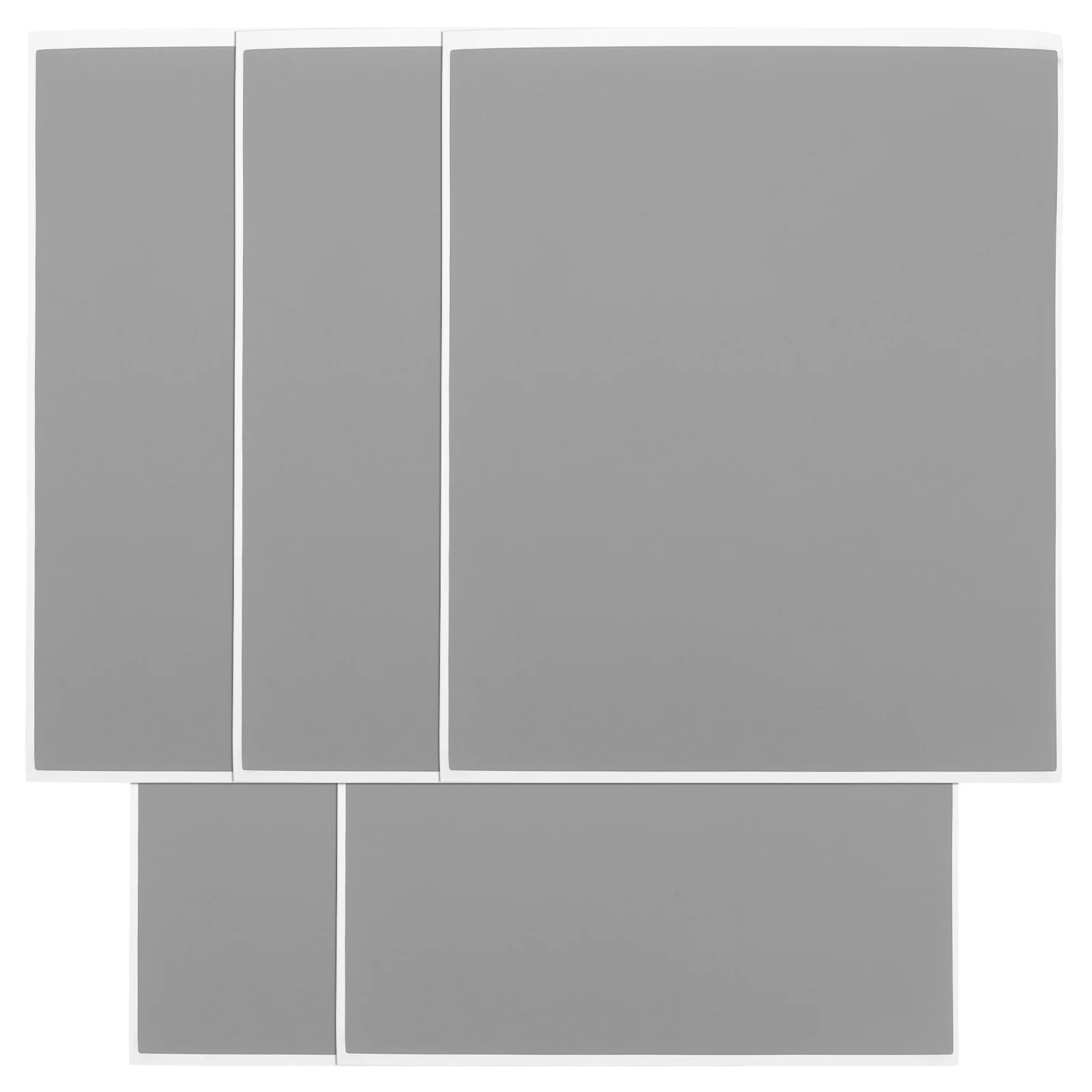 

5 Sheets Scratch Off Sticker 9.24X7.86In Self Adhesive Scratch Off Labels Scratch Off Reward Card Business Valentines